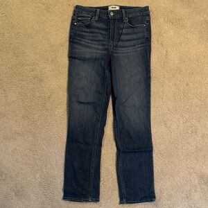 PAIGE Women's Indigo Straight Leg Jeans
